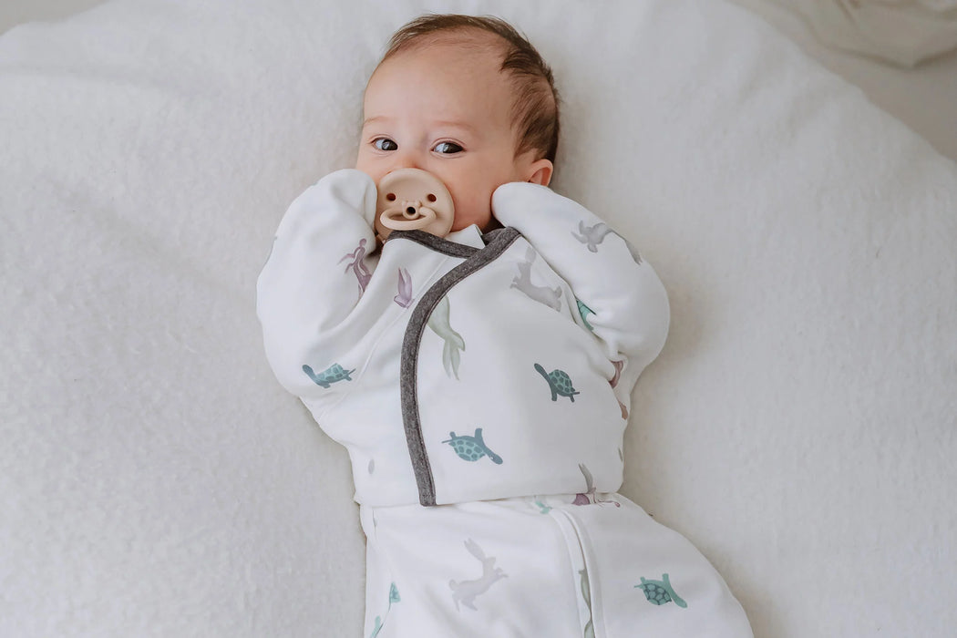 Organic Cotton Startle Stop Sleep Bag 0.5 TOG - The Tortoise & The Hare 0-3M