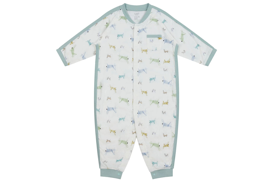 Bamboo Pima 3/4 Sleeve Romper - The Ant & The Grasshopper