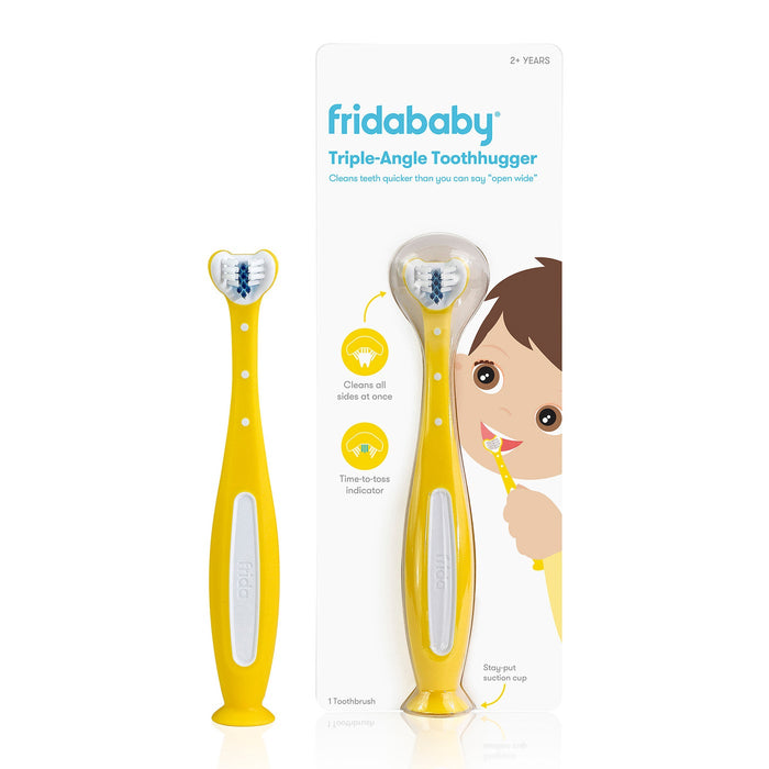 SmileFrida Triple Angle Toothhugger - Yellow