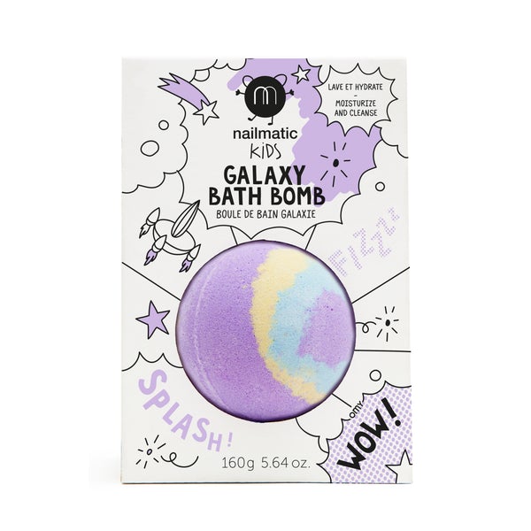 Colouring and soothing bath bomb for kids