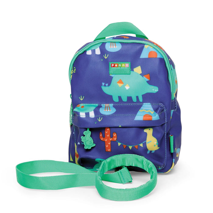 Mini Backpack with Rein - Dino Rock