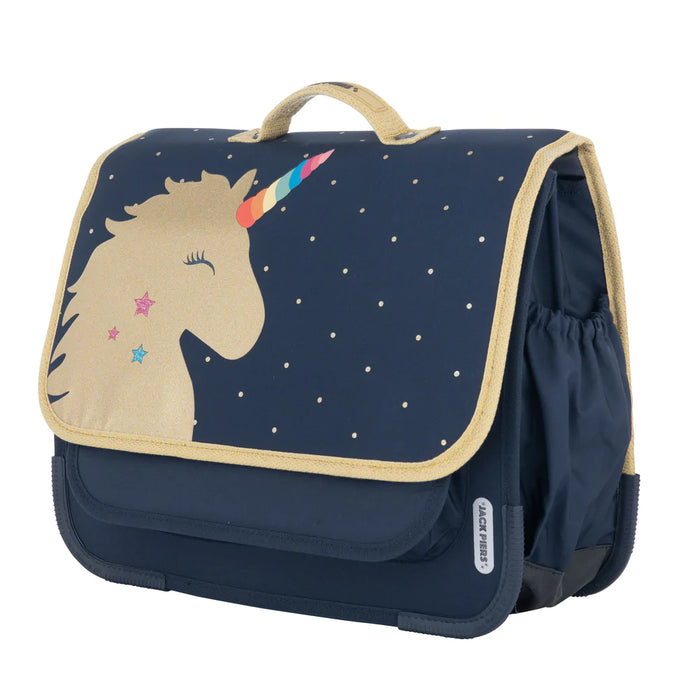 Schoolbag Paris Large Unicorn Polkadots