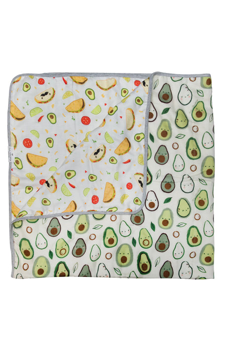 Muslin Quilt Blanket Avocado