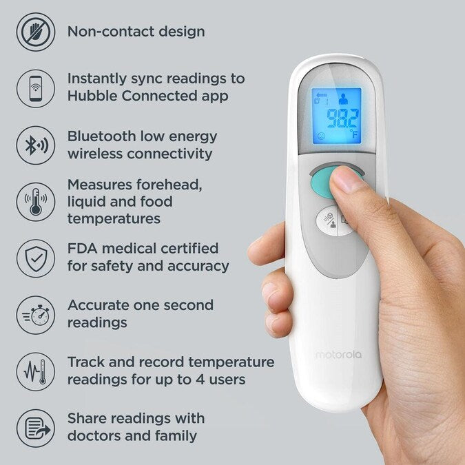 MOTOROLA 3-in-1 Non-Contact Smart Thermometer