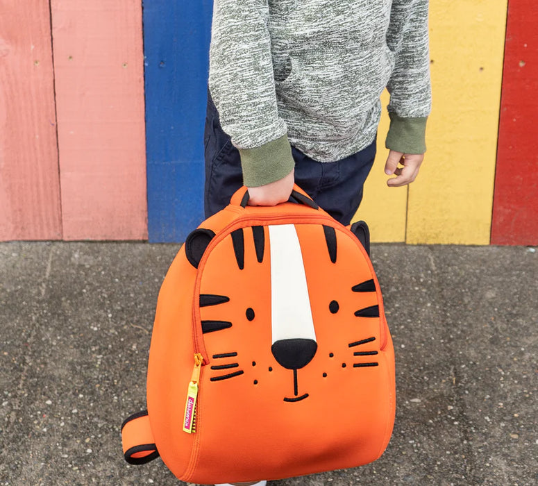 Machine Washable Preschool Backpack-Tiger