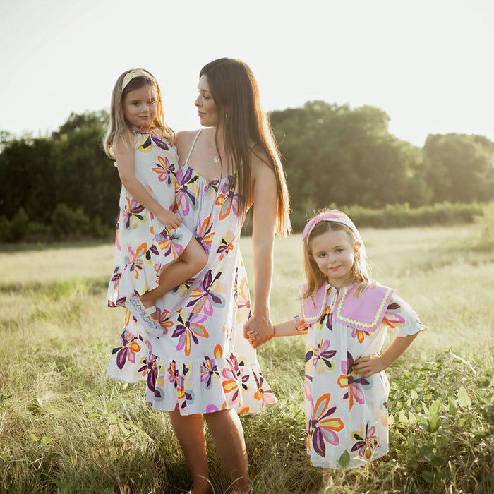 Big Collar Dress  Flower