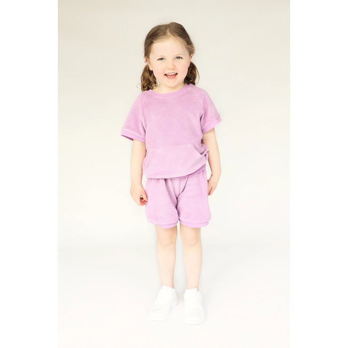 Lilac Towelling Cotton Summer Tracksuit Unisex