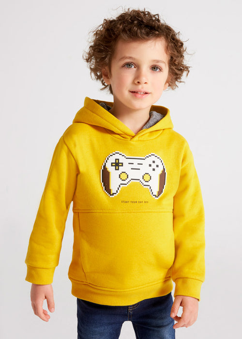 Applique hoodie boy