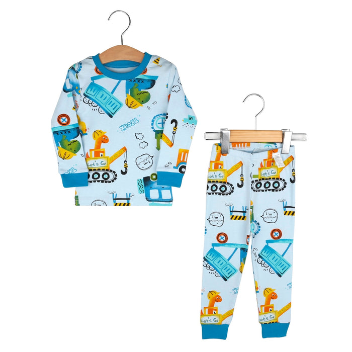 Professional Dino Long Cotton Pajama Set