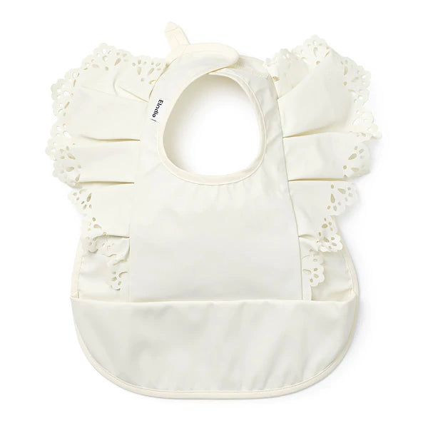 Baby Bib - Vanilla White