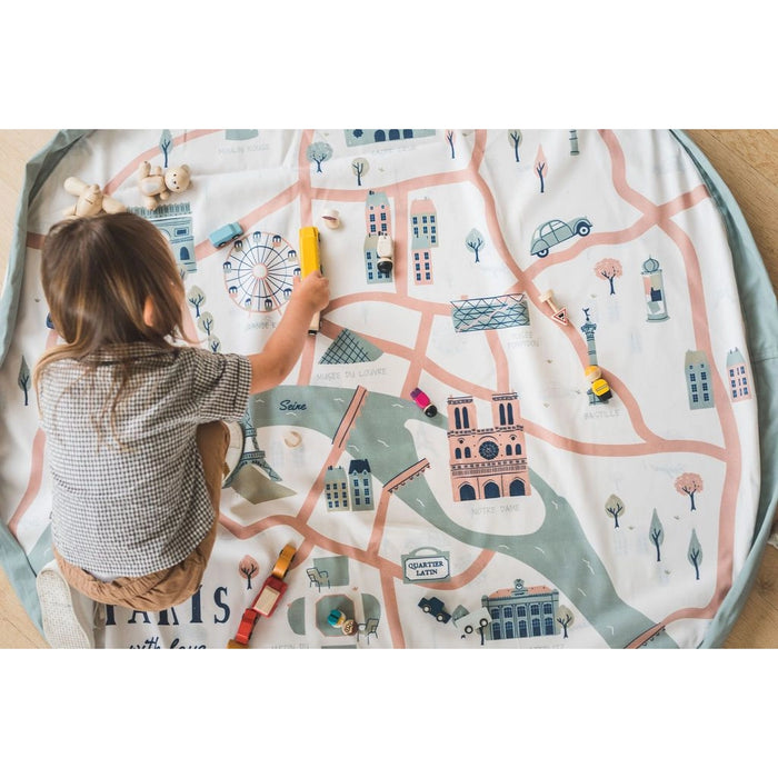 Paris Map Toy Storage Bag