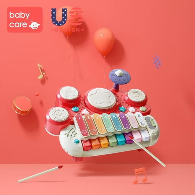 Baby Piano Drum Red