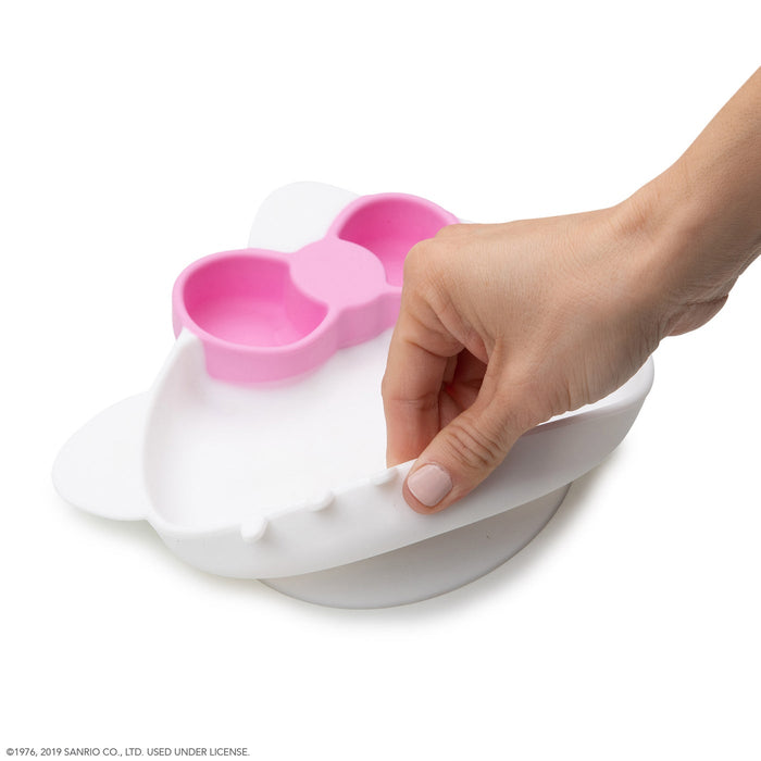 Silicone Grip Dish - Hello Kitty