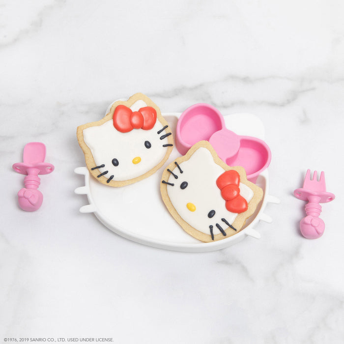 Silicone Grip Dish - Hello Kitty