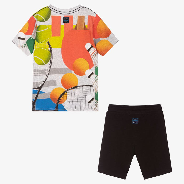 Boys Cotton Jersey Shorts Set