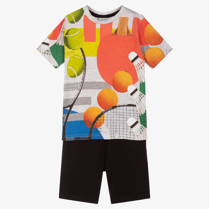 Boys Cotton Jersey Shorts Set