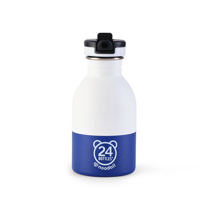 Stainless Steel Bottle - Ricebamboo - Blue and Icy white