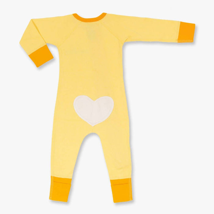 Yellow Sunshine Zip Romper