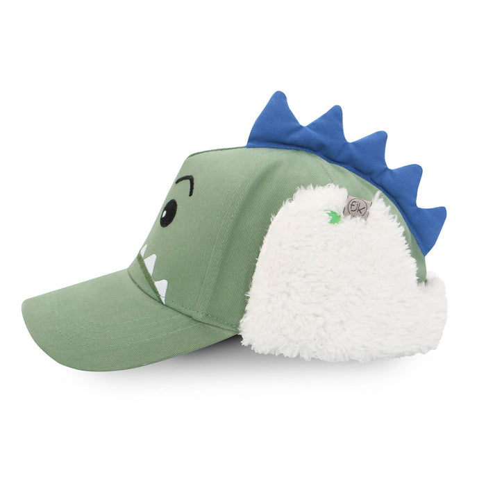 3D Caps with Earflaps - Dino