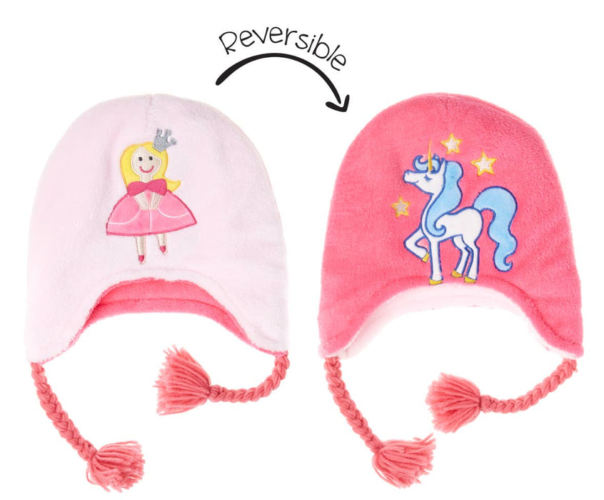 Kids UPF50+ Winter Hat - Princess/Unicorn