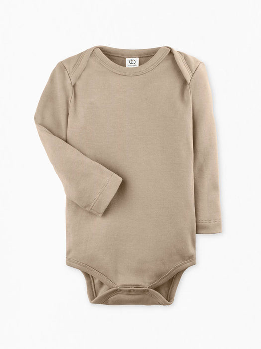 Long Sleeve Classic Bodysuit - Clay