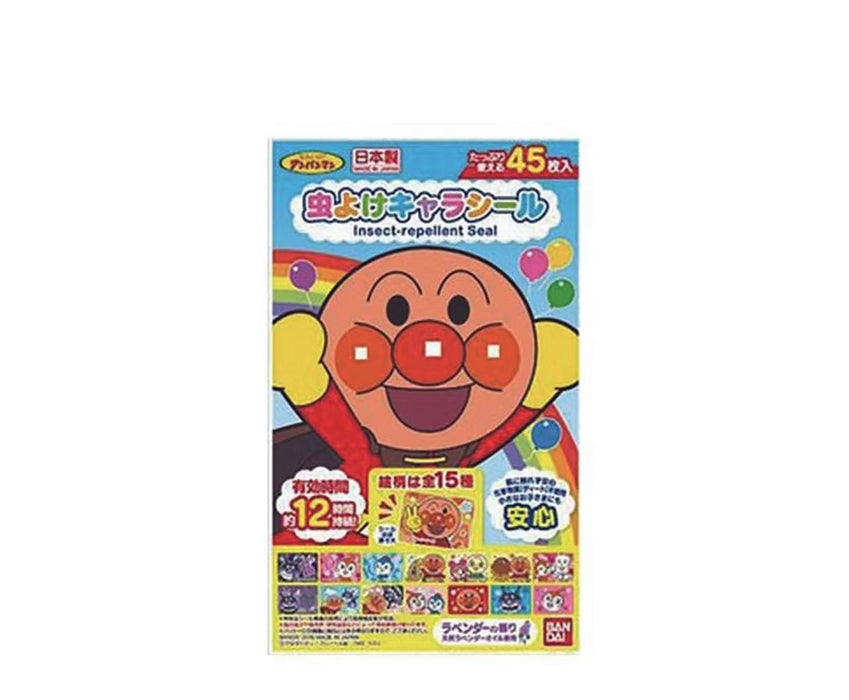 Anpanman Insect Repellent Character Stickers Made in Japan