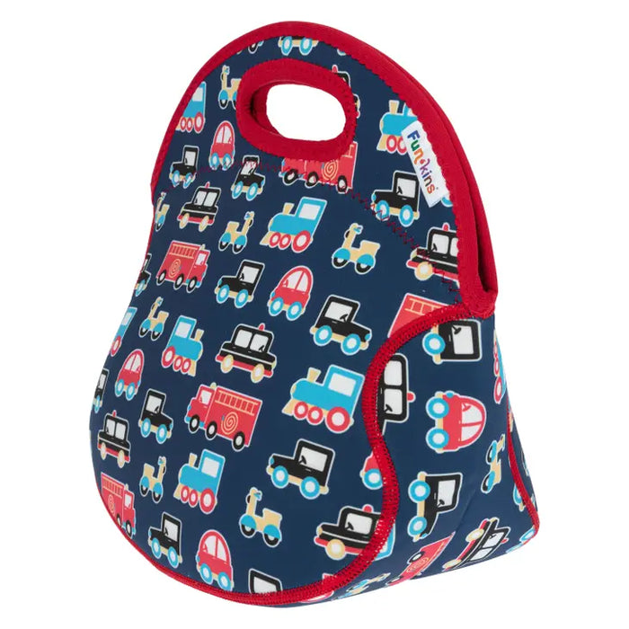 Large, Machine Washable Lunch Bag for Kids - Transportation