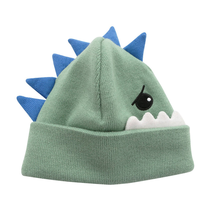 Knitted Beanie - Dino