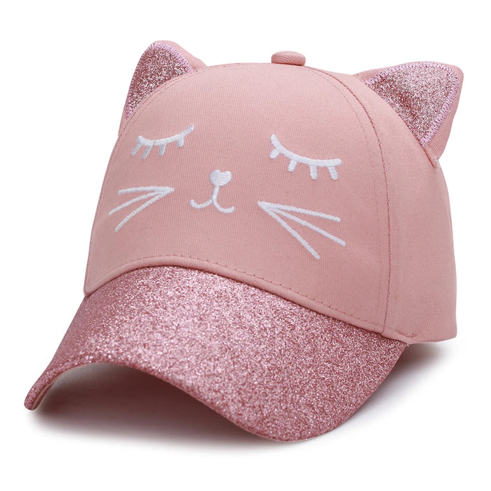 Kids UPF50+ 3D Cap - Cat