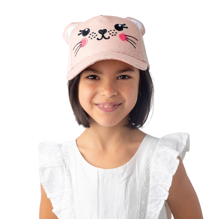 Kids' UPF50+ 3D Cap - Leopard