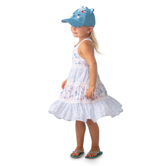 Kids' UPF50+ 3D Cap - Cat