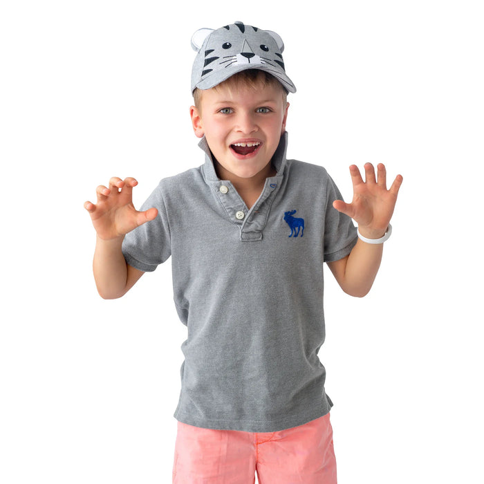 Kids' UPF50+ 3D Cap - Tiger