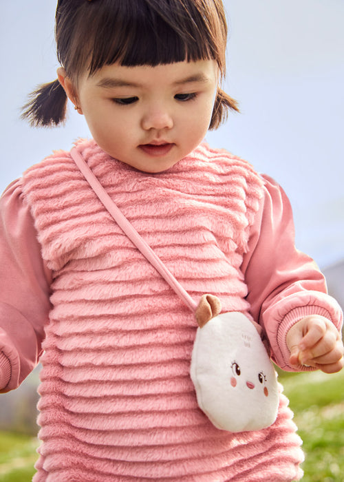 Fur Dress with bag baby girl