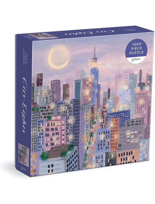 City Lights 1000 Pc Puzzle In a Square box