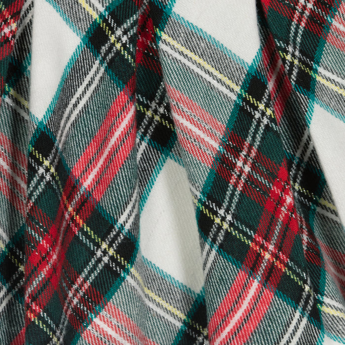 Girls Green Tartan Dress