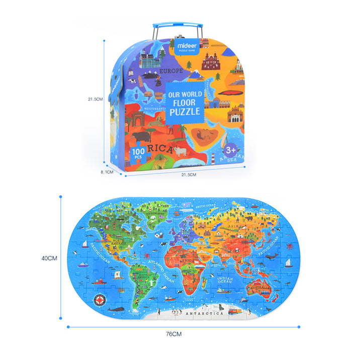 Gift Box Puzzle – Our World – 100 Pieces