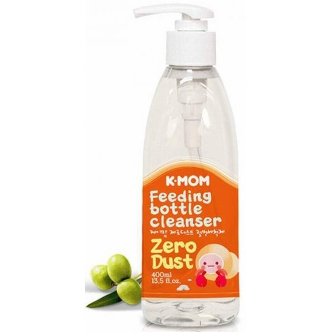 K-Mom Zero-Dust Feeding Bottle Cleanser Green Olive