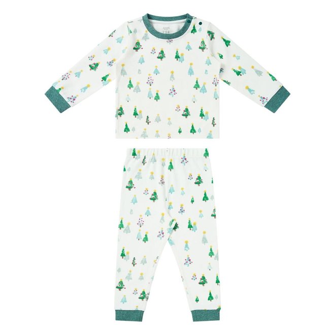 Organic Cotton Two-Piece PJ Set - Twinkle Trees