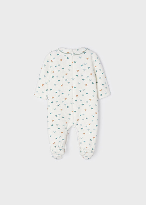 Padded footed one-piece newborn