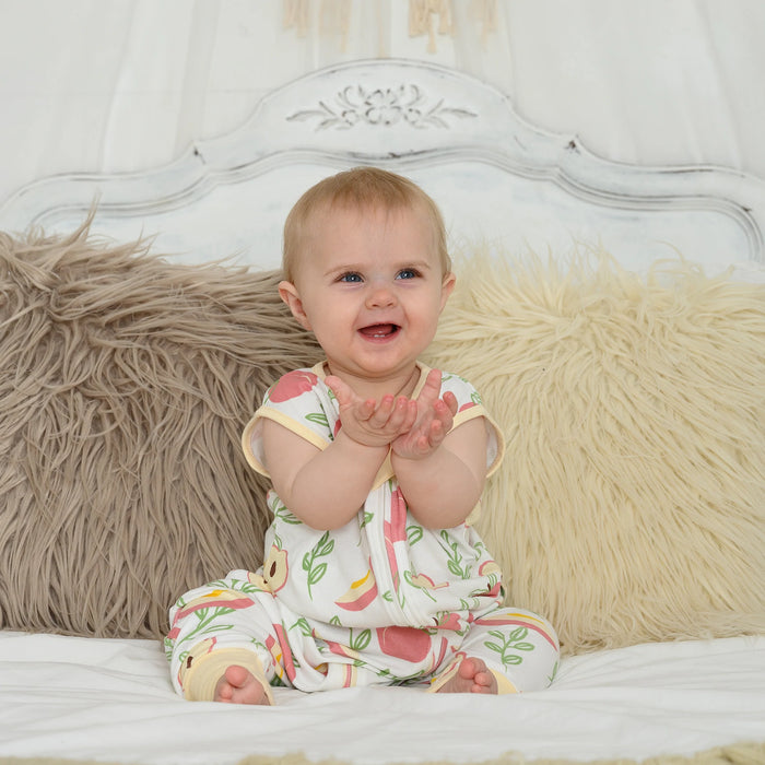 Sleeveless Sleep Suit - Sweet Peach 1.0T