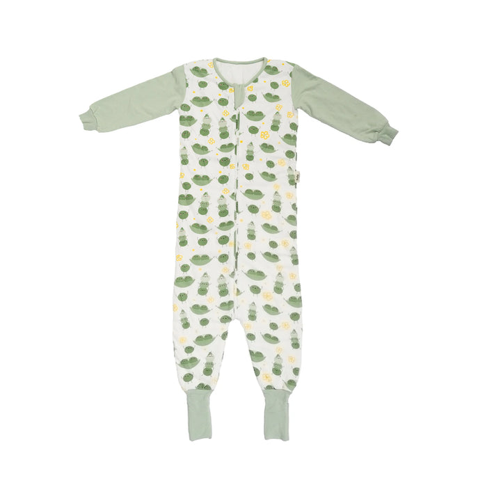 Sleep Suit with Sleeves - Naught Peas 0.5T