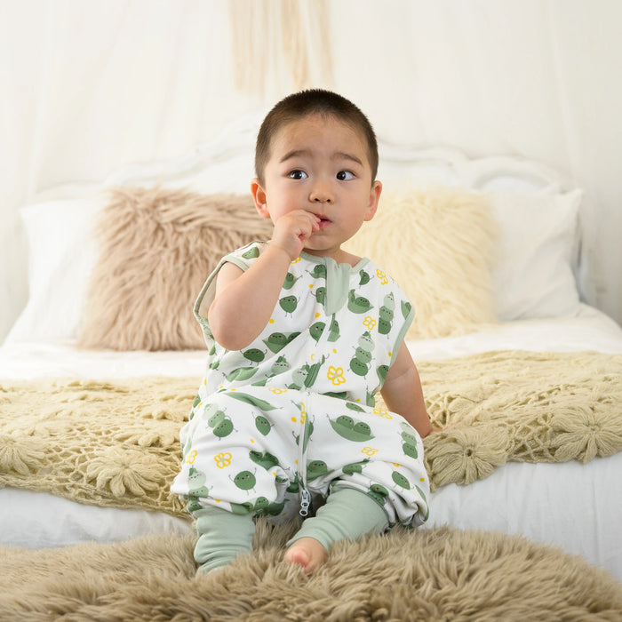 Sleeveless Sleep Suit - Naughty Peas 1.0T