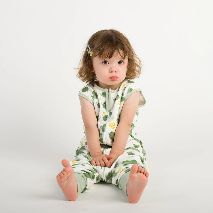 Sleeveless Sleep Suit - Naughty Peas 1.0T