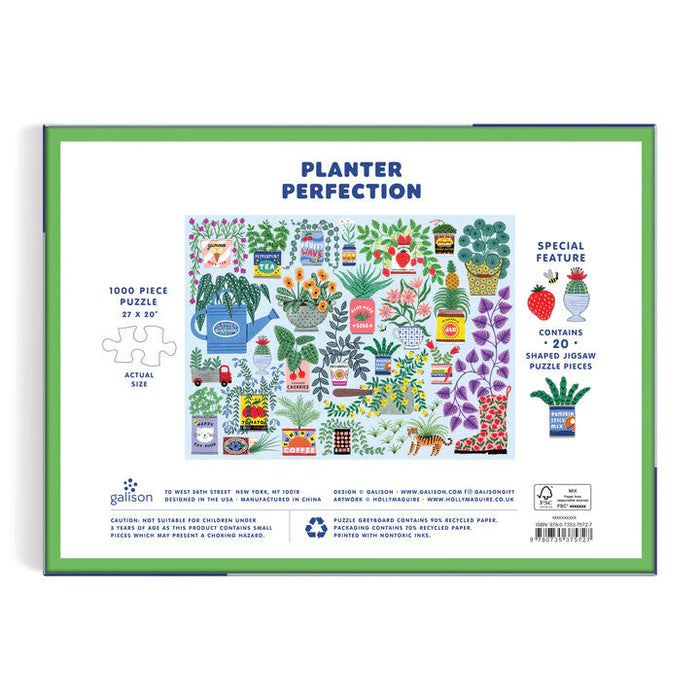 Planter Perfection 1000 Piece Puzzle with Shaped Pieces