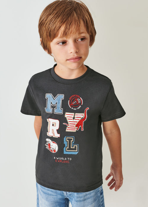 Printed Motif T-shirt Sustainable Cotton Boy