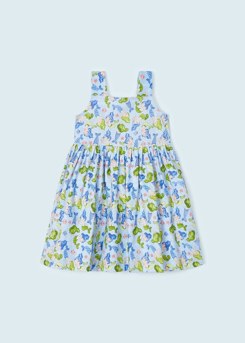 Printed Sustainable Cotton Dress Girl