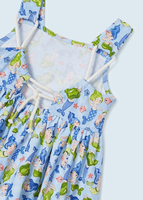 Printed Sustainable Cotton Dress Girl