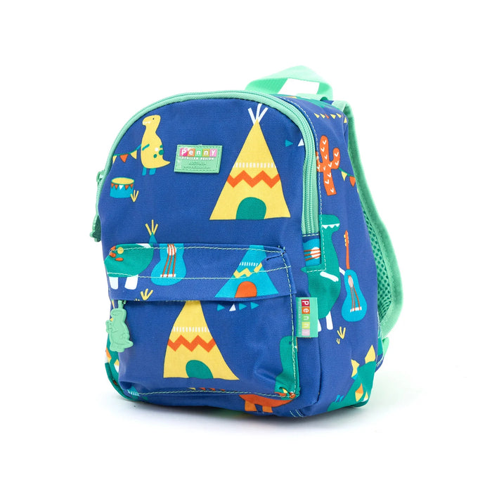 Mini Backpack with Rein - Dino Rock