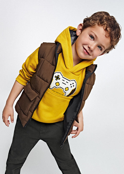 Applique hoodie boy