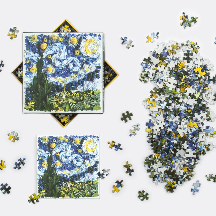 Starry Night Petals 500 Piece Jigsaw Puzzle